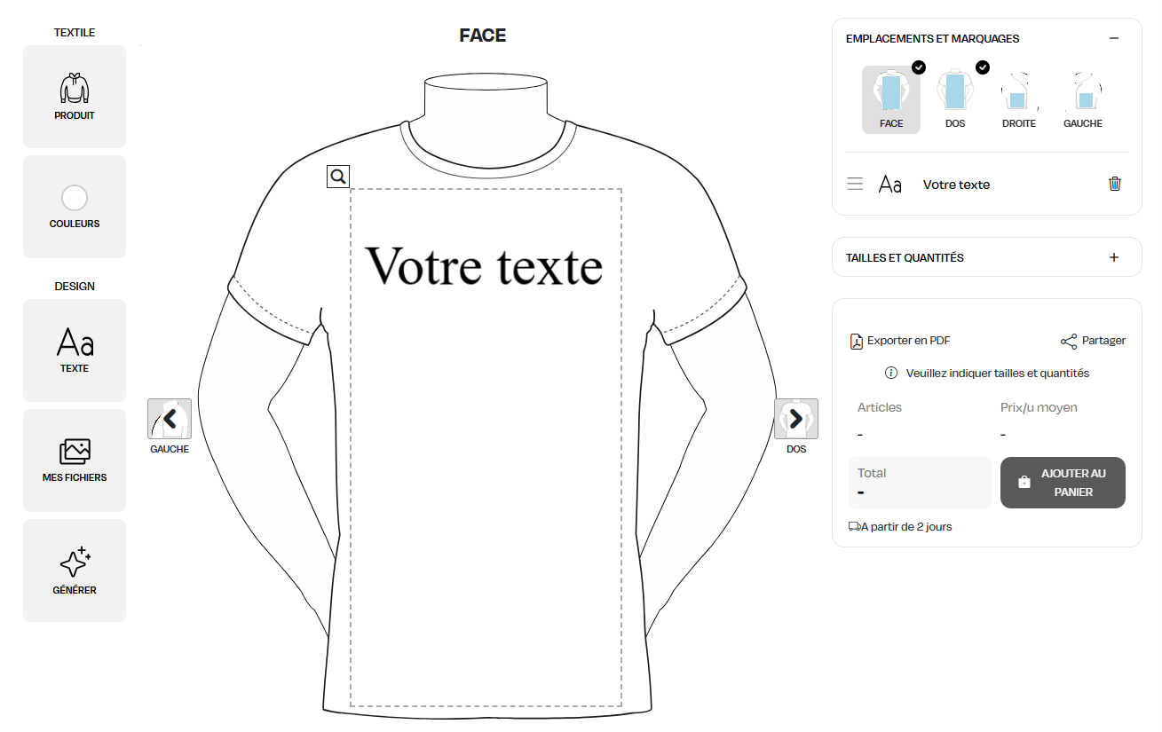 Aperçu du module de personnalisation